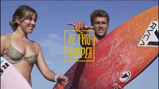 Coco and Luke on The Retro Tripper by Lost Surfboards.