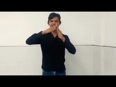 Homenzinho torto em libras