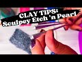 How to use Sculpey Etch 'n Pearl tools to create circles, roses, and
des...