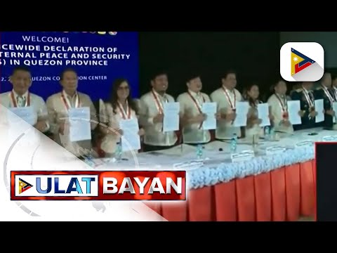 Buong lalawigan ng Quezon, idineklara nang 'insurgency free'