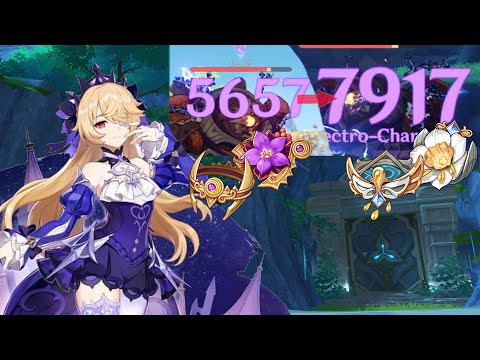 I tried the new  Fischl Artifacts - Genshin Impact