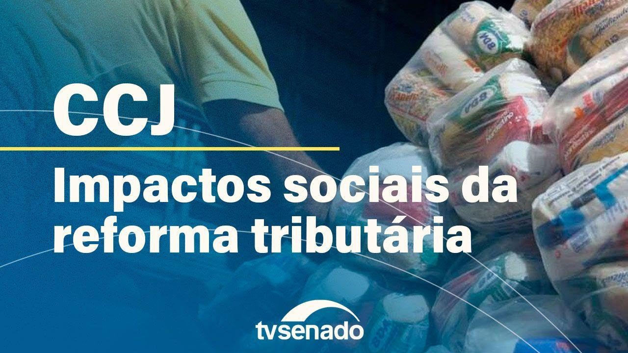 Comissão de Constituição e Justiça debate impactos sociais da reforma tributária – 31/10/24