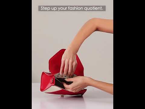 Buy United Colors of Benetton Women Red Sling Bag Red Online - Main Image