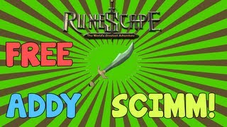 Runescape 07 - quick tips: FREE adamant scimitar!