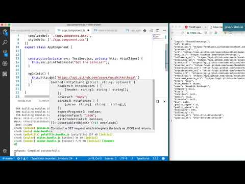 Angular 6 Basics 23 - Making REST calls with HttpClient