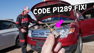 Como rror Code Кreparar p1289 Ford