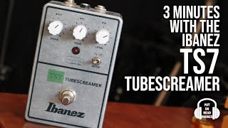 Video thumbnail for 3 MINUTES WITH THE IBANEZ TS7 TUBESCREAMER by The Pedal Picassos