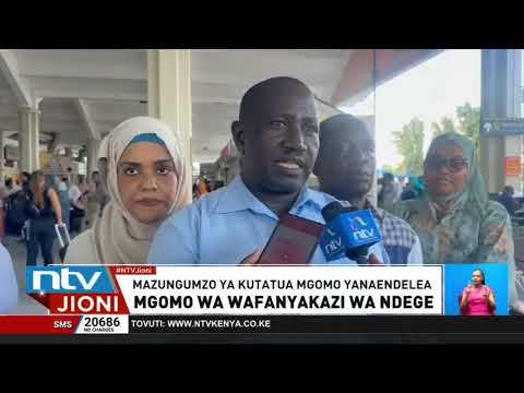 Usafiri wa ndege watatizika huku abiria wakisalia kwenye mataa katika viwanja vya ndege