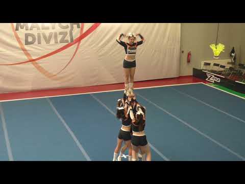 VSK TIGERS WILDCATS Group Stunts Allgirl Senior Premier at MMD 2018