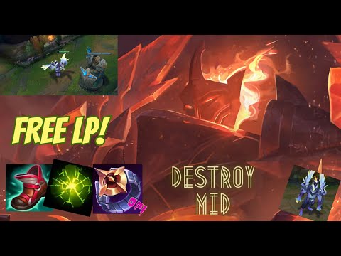 How to play Galio mid - ez climb with Galio | BUILDS & RUNES | LEAGUE OF LEGENDS