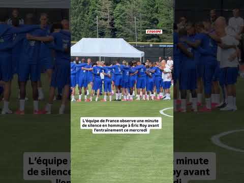 🕊️ Les Bleus ont rendu hommage à Éric Roy décédé ce mercredi #coupedumonde #fifaworldcuponyt #shorts