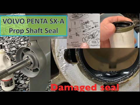 Volvo Penta I/O SX-A Prop Shaft Seal Replacement - 2008 Stingray
