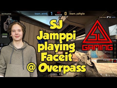 SJ Jamppi playing Faceit at Overpass