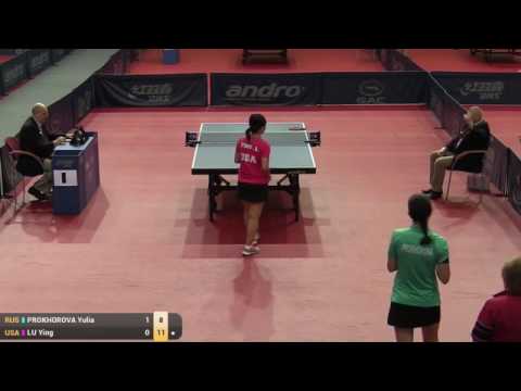 ITTF World Tour Polish Open 2015  PROKHOROVA Yulia vs LU Ying