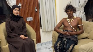 رجل الكهف يحكي ل ماريا قحطان أساطير مرعبة حصلت له مع الجن 
