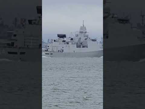 THE ROYAL NAVY NETHERLANDS HNLMS De Ruyter (F804) is a De Zeven Provinciën-class frigate