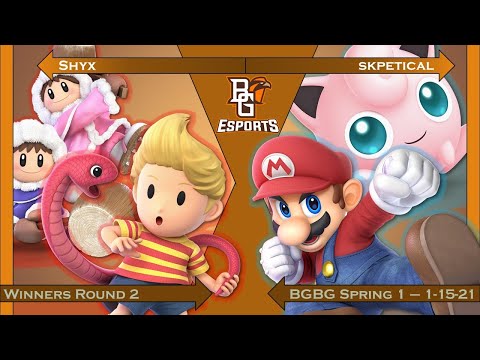 [05] BGBG Spring 01 - Shyx (Lucas, Ice Climbers) vs skeptical (Mario, Jigglypuff) - Winners Round 2