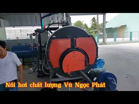 Lắp lò hơi hấp phôi nấm cho trung tâm nguyên cứu cây trồng tại Tiền giang