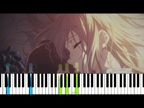 [Violet Evergarden OST] "Never Coming Back" - Episode 2, 3 & 4 BGM (Synthesia Piano Tutorial)