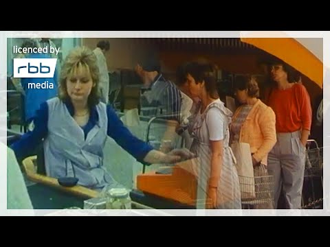 DDR-Alltag | Berlin-Friedrichshagen 1987 | Kaufhalle, Bölschestrasse, Straßenbahn, An- und Verkauf