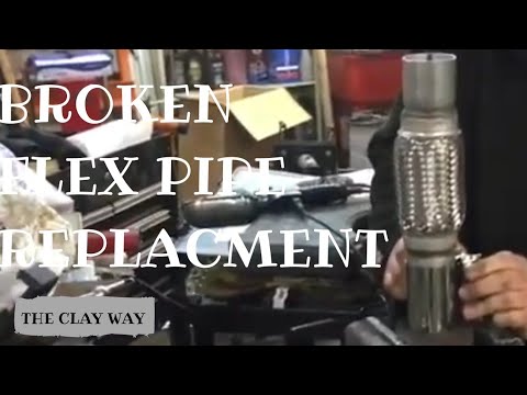 How to fix a Ford Escape broken flex, pipe loud exhaust cheap easy repair!!! ￼