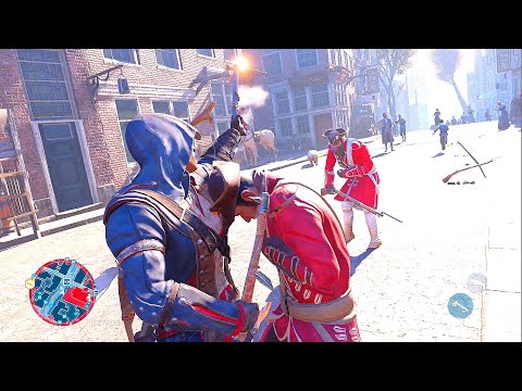 Assassin's Creed 3 Remastered: Epic Brutal Combat And Aggressive Legendary Kills 4k