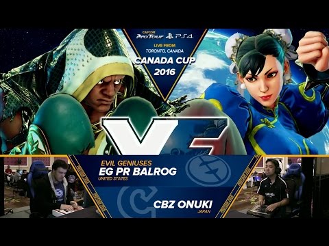 PR Balrog (Boxer) vs Onuki (Chun-Li) - Top 32 - Canada Cup 2016