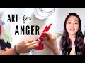 Art Therapy Activity For Anger - express and explore anger through art