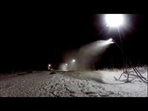 Snötillverkning Karlsnäsgården 2012-01-25