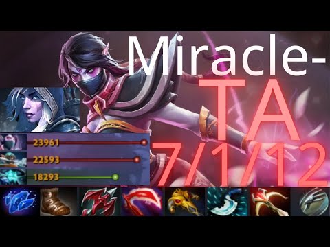 Miracle- Templar Assassin vs Storm, Drow Ranger, Mars - PSG.LGD vs Nigma g2 UniMajor dota2