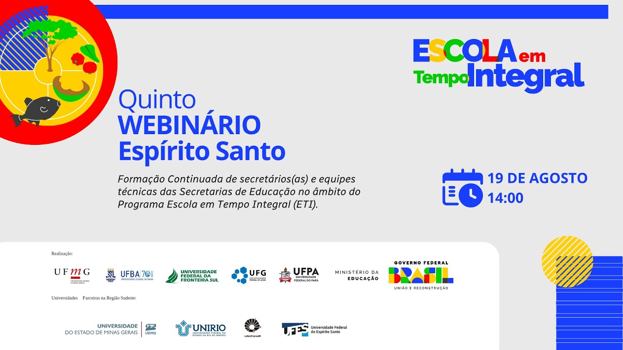 Quinto Webinário Estadual - Espírito Santo