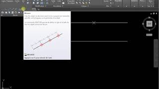 Comment diviser la ligne en parties autocad