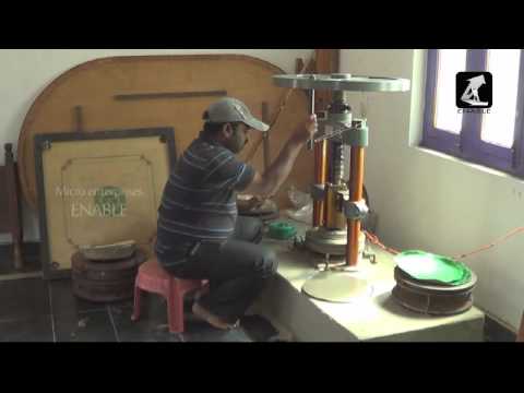 Paper plates making hand press machine