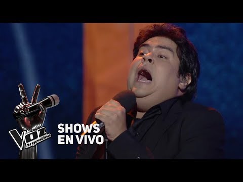 Live Shows #TeamAxel: Pedro Ríos canta "Yo soy aquel" de Raphael - La Voz Argentina 2018