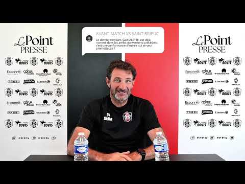 (N1 - J2) Point presse d’avant-match : Fleury 91 - Saint Brieuc