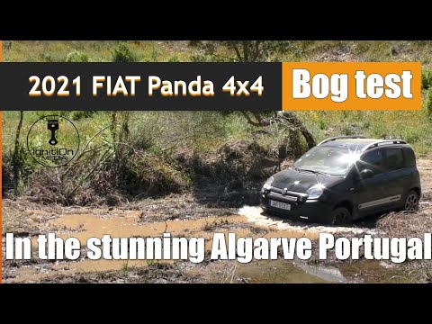2021 FIAT Panda 4x4 off road - a rare summer find, a "bog hole" in stunning Portugal