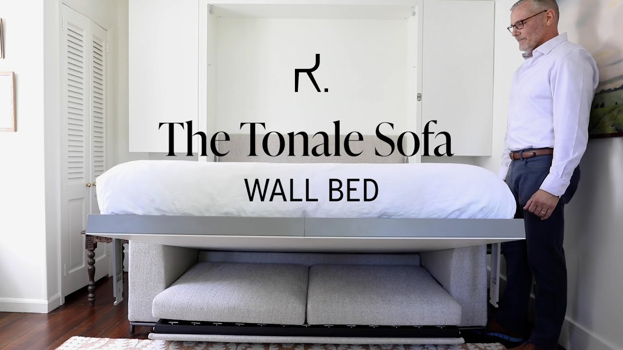 Motorized Wall Bed Demo: Tonale Sofa Transforms in Under 15 Seconds