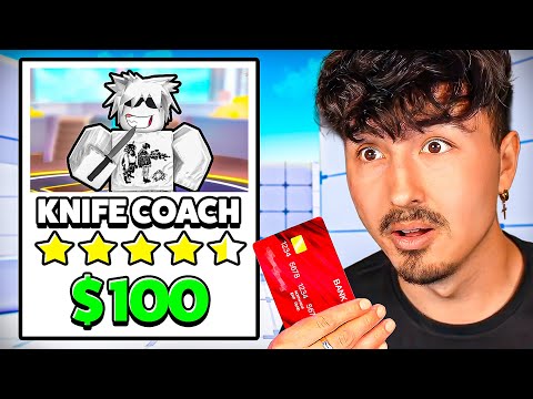 I hired THE #1 KNIFE PLAYER to coach me in Roblox Rivals!