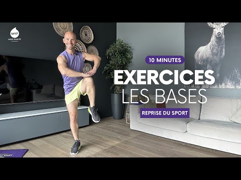 10-Minute Beginner Fitness Workout 💪 No Jumping - Easy & Quick - Alexandre Mallier - Move Your Fit