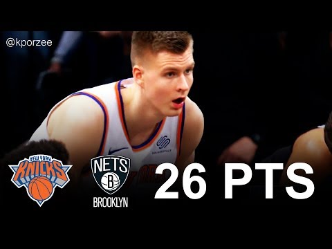 Kristaps Porzingis Full Highlights 2018.01.15 at Nets - 26 Pts, 9 Rebs, 2 Blks