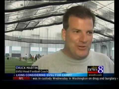 Report: Lions to go camping at GVSU