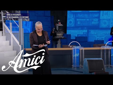 Amici 23 - La griglia dei requisiti della maestra Celentano