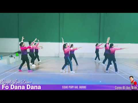 Fo Dana Dana - Simple Line Dance‼Squad PORPI Badung‼Coreo Bli Van Wien
