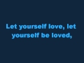 Let Yourself Love- Cherbourg- Lyrics 
