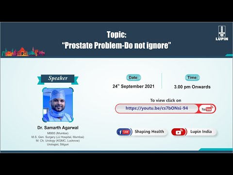 Talk on Prostate Treatment & Management