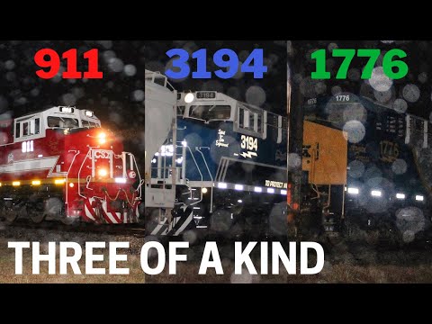 Late Night A-Line Action Feat. all Three CSX Pride in Service Units [1080p60]