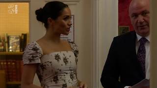 Meghan Markle meets retired actors at Royal Variety nursing home | 5 News video