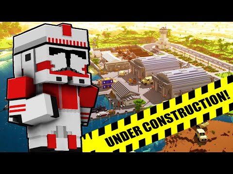Building a Republic MILITARY FORTRESS! - Minecraft: Clone Wars Survival Mod 8