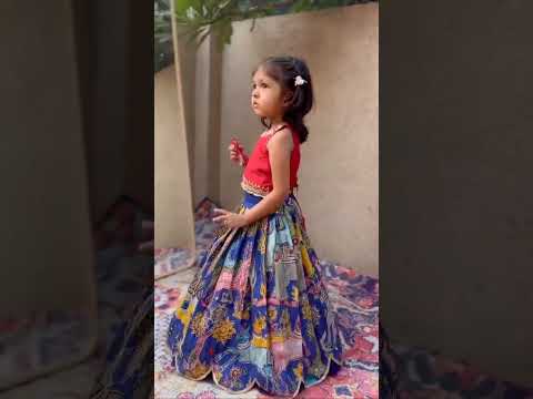Silk red new present kids lehenga choli collection, 12-15 yr...