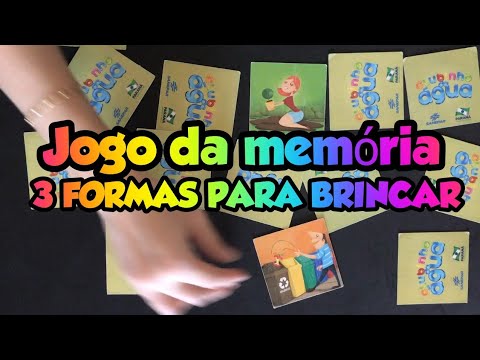 Jogo da Memória - 3 formas para brincar | Historinha do dia